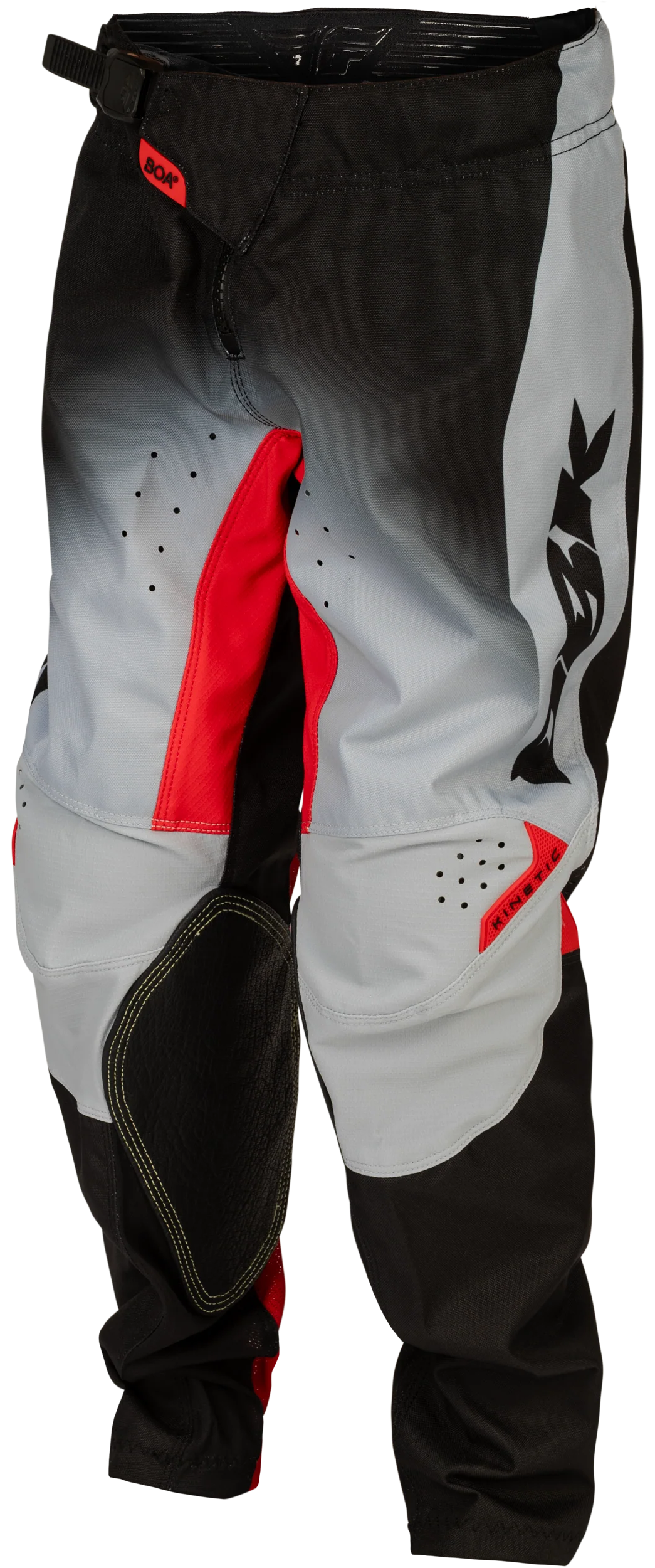 Youth Kinetic Dbk Pants Grey/Black/Red Sz 18 - Image 4