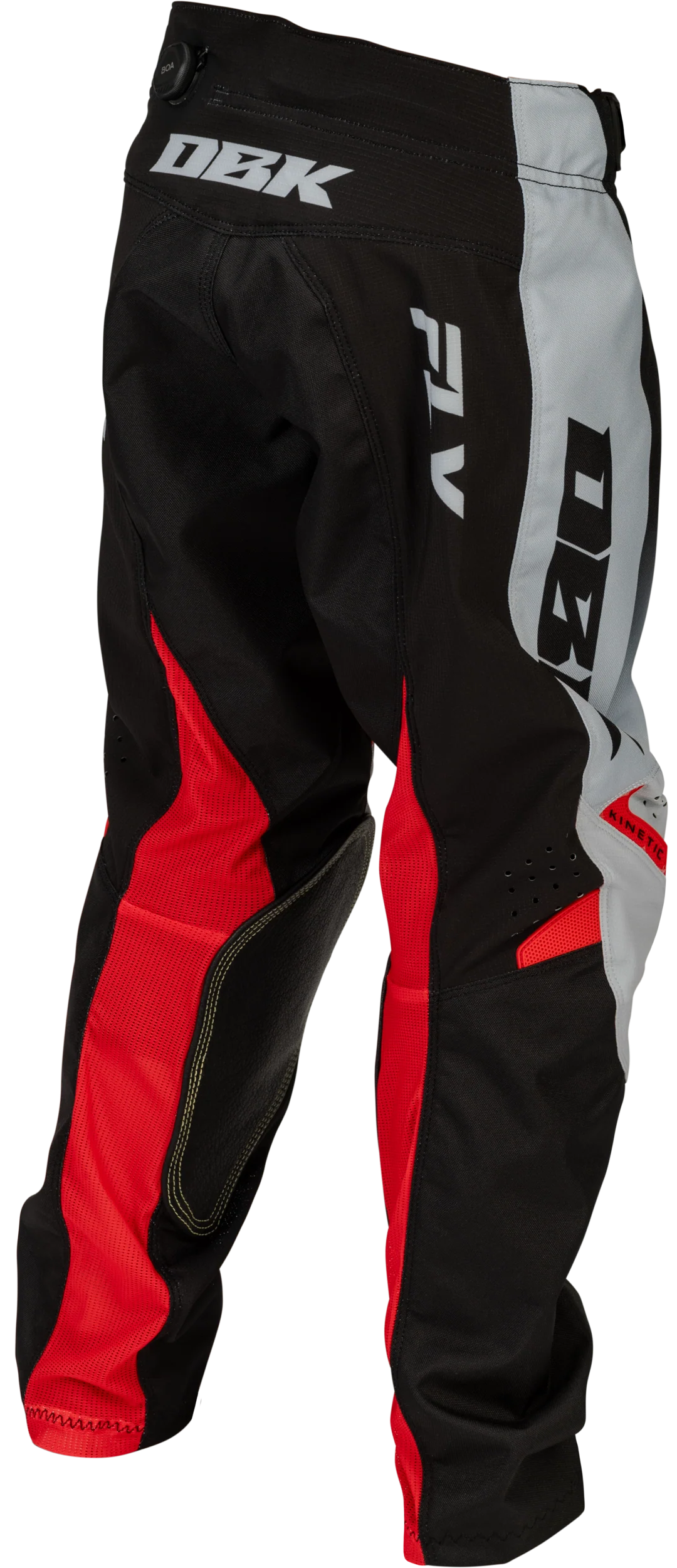 Youth Kinetic Dbk Pants Grey/Black/Red Sz 24 - Image 3