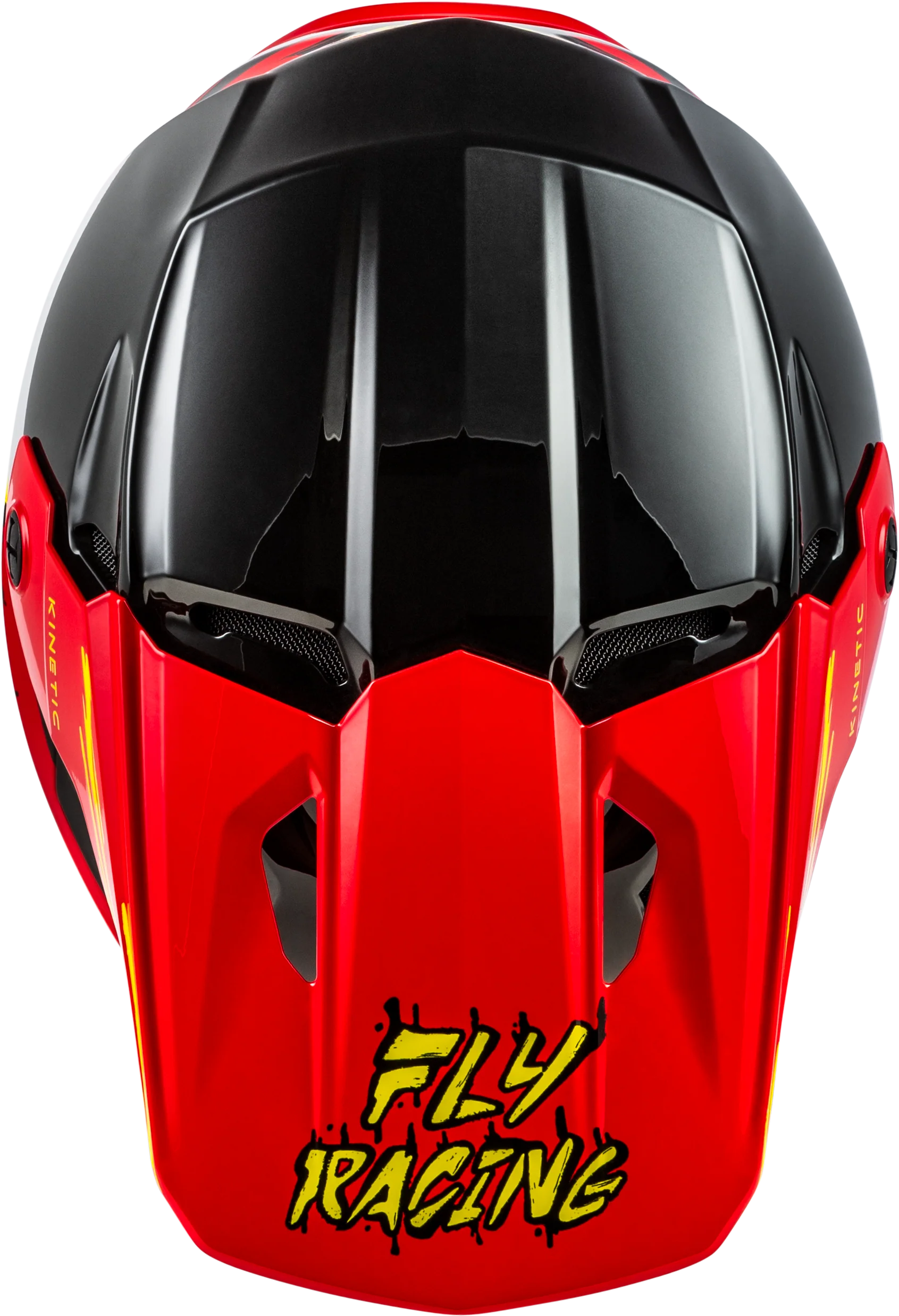 Youth Kinetic Surge Helmet Black/Red/Yellow Yl - Image 3