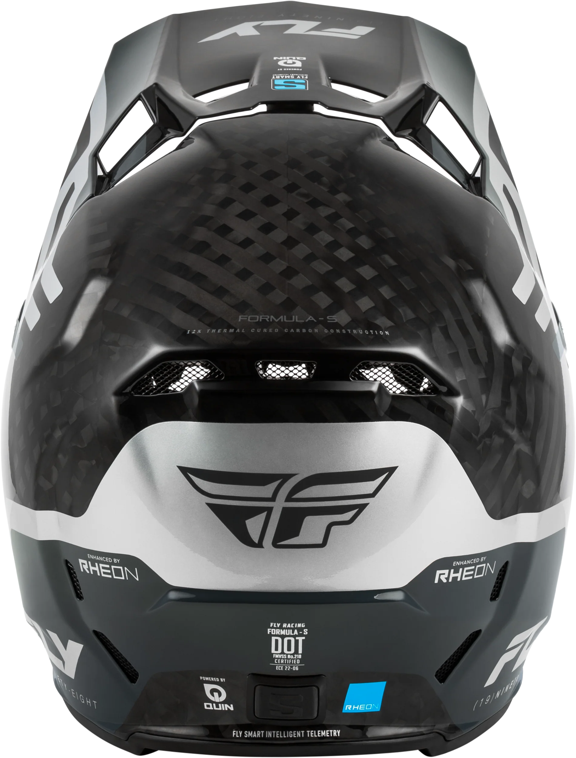 Yth Formula S Carbon Byte Hlmt Black Carbon/Grey/Silver Yl - Image 2