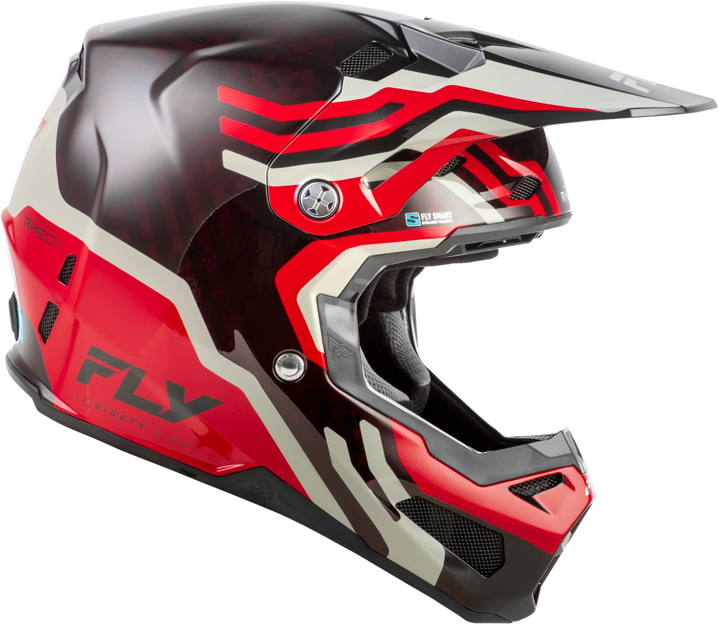 Yth Formula S Carbon Byte Hlmt Red Carbon/Red/Grey Yl - Image 4