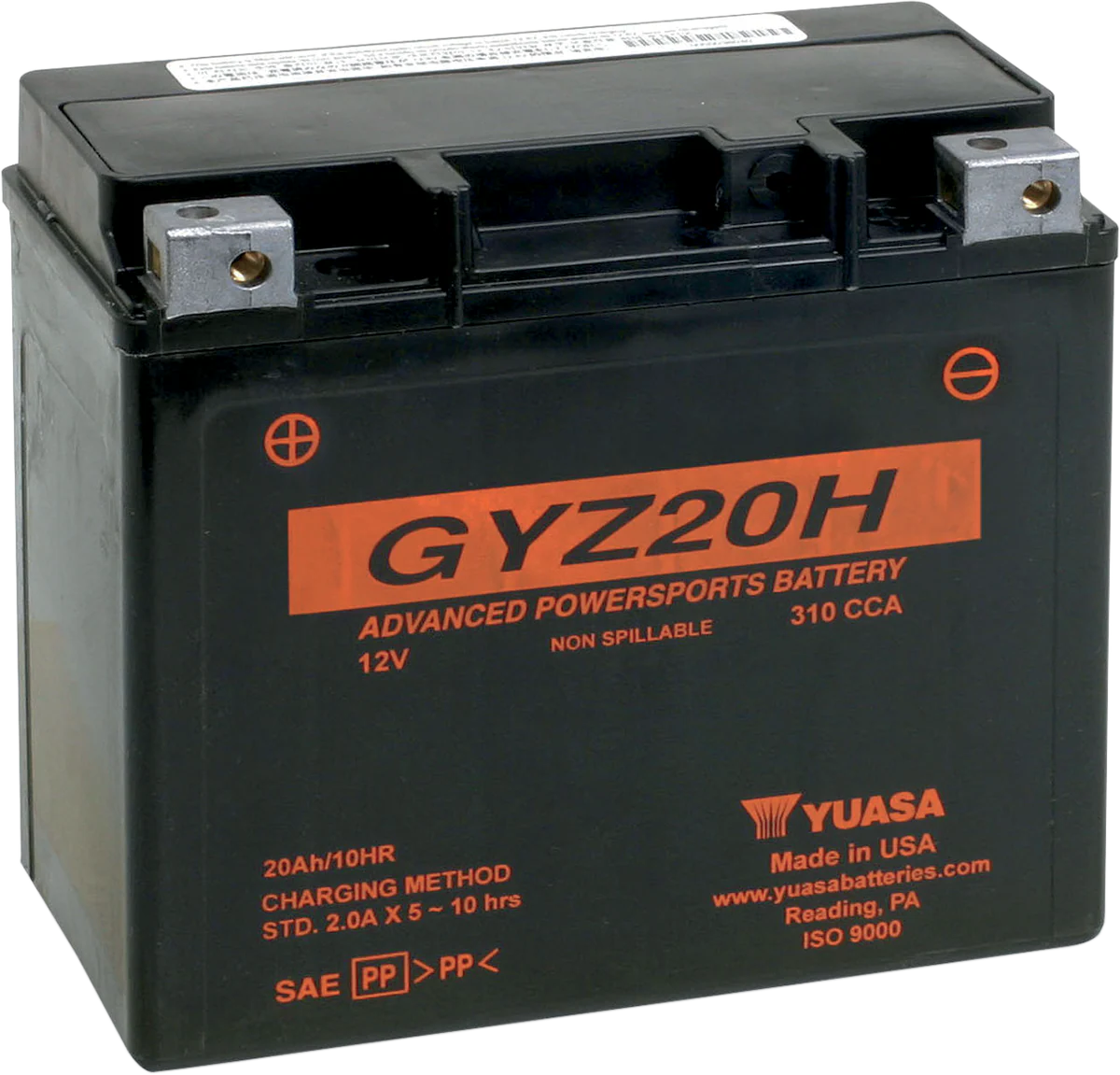 YUASA AGM Battery - GYZ20H YUAM72RGH
