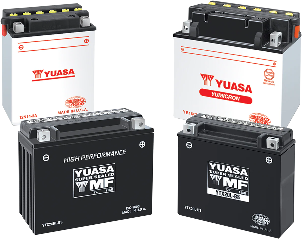 YUASA AGM Battery - YTX20HL-BS-PW .93 L YUAM620BH-PW
