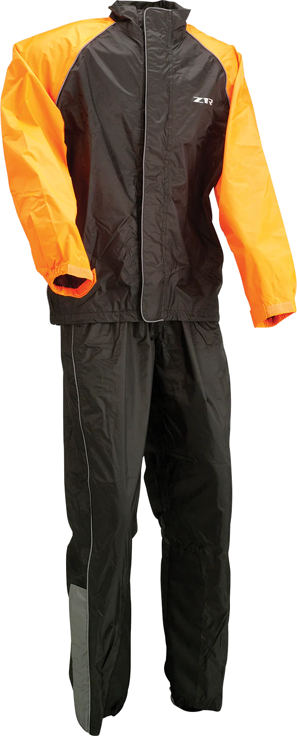 Z1R 2-Piece Rainsuit - Black/Orange - 2XL 2851-0533