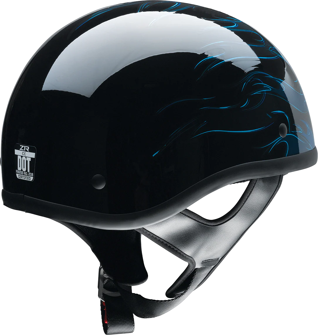 Z1R CC Beanie Helmet - Hellfire - Blue - XL 0103-1335 - Image 4