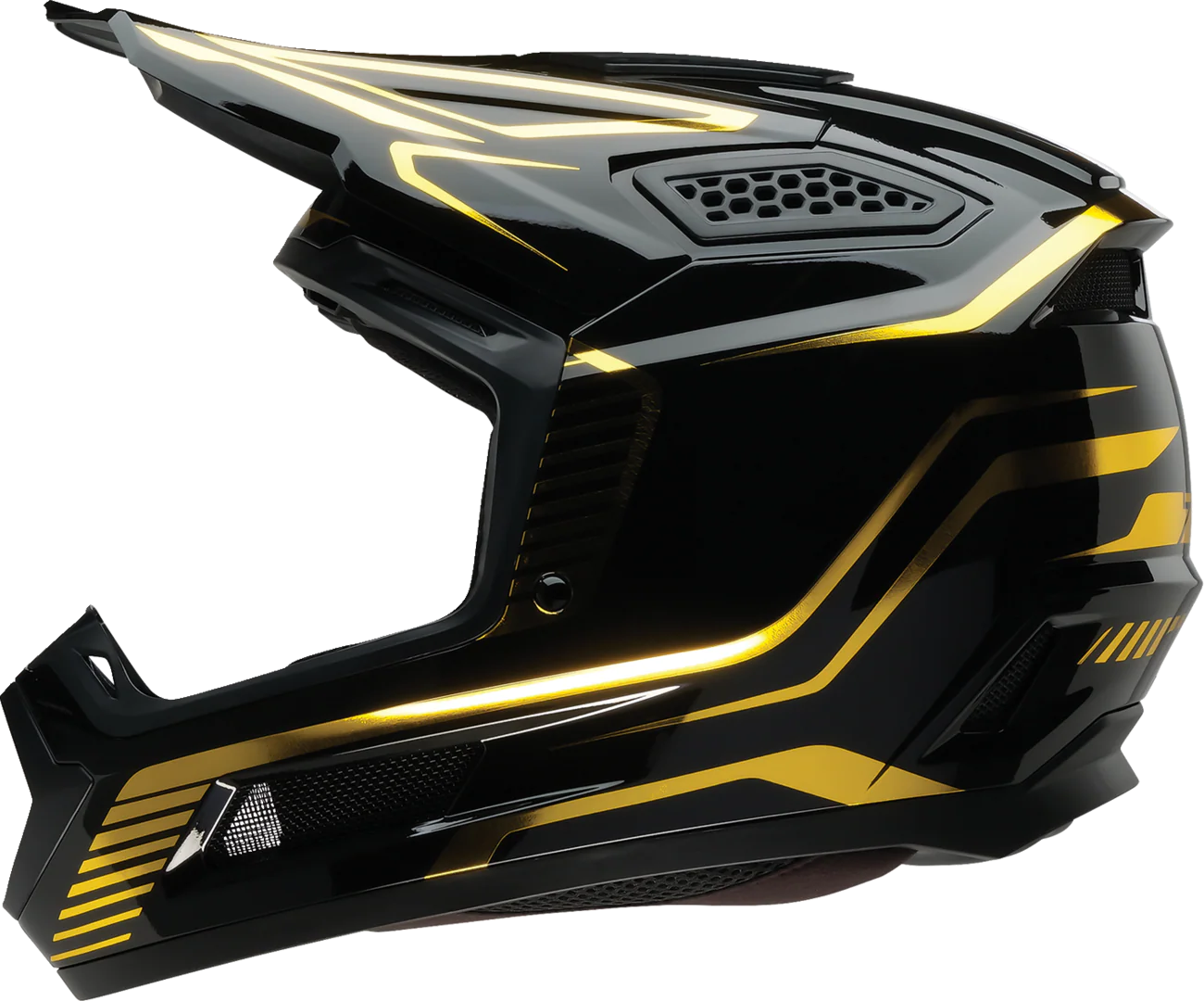 Z1R Dirt Maxx Helmet - Monogram - Black/Gold - 4XL 0110-9744