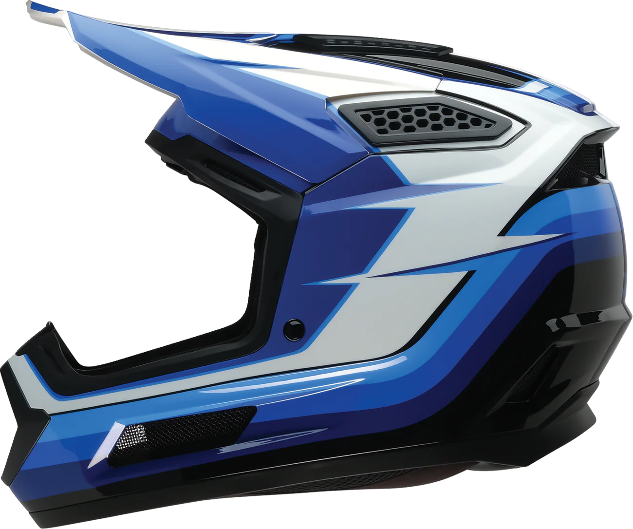 Z1R Dirt Maxx Helmet - Vortex - Blue/White - Small 0110-9688
