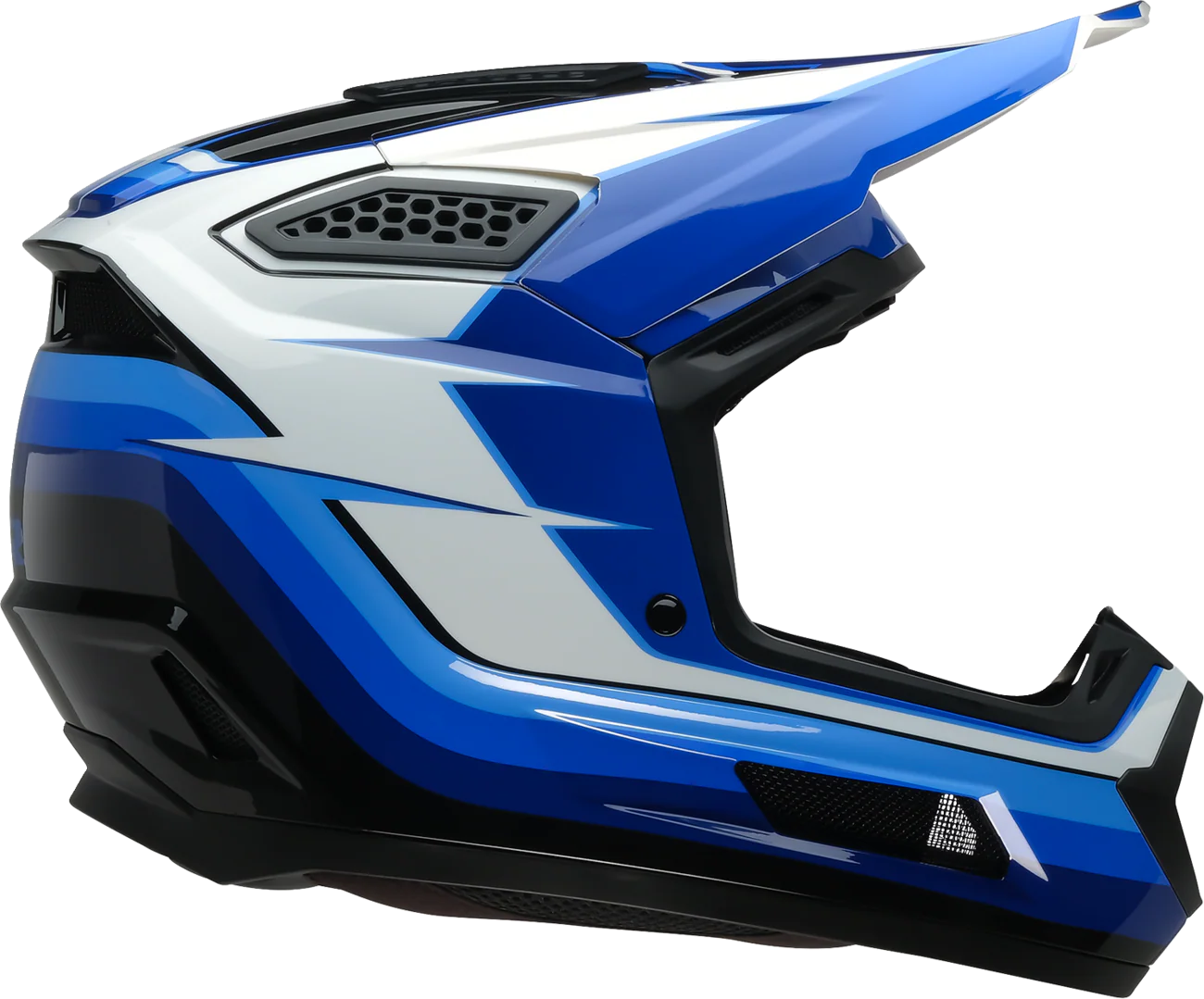 Z1R Dirt Maxx Helmet - Vortex - Blue/White - Small 0110-9688 - Image 3