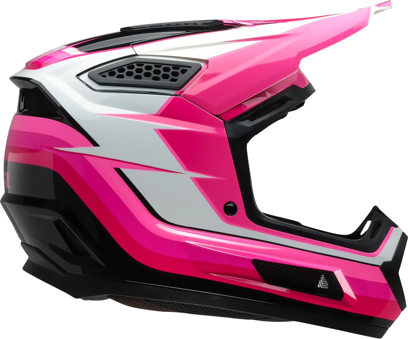 Z1R Dirt Maxx Helmet - Vortex - Pink/White - XS 0110-9704 - Image 4
