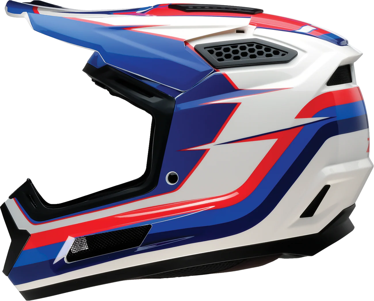 Z1R Dirt Maxx Helmet - Vortex - Red/White/Blue - Small 0110-9722