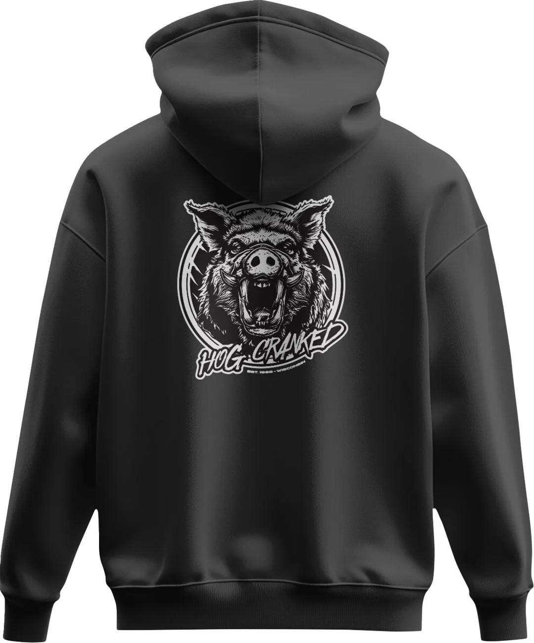Z1R Hog Cranked Hoodie - Black - Image 2