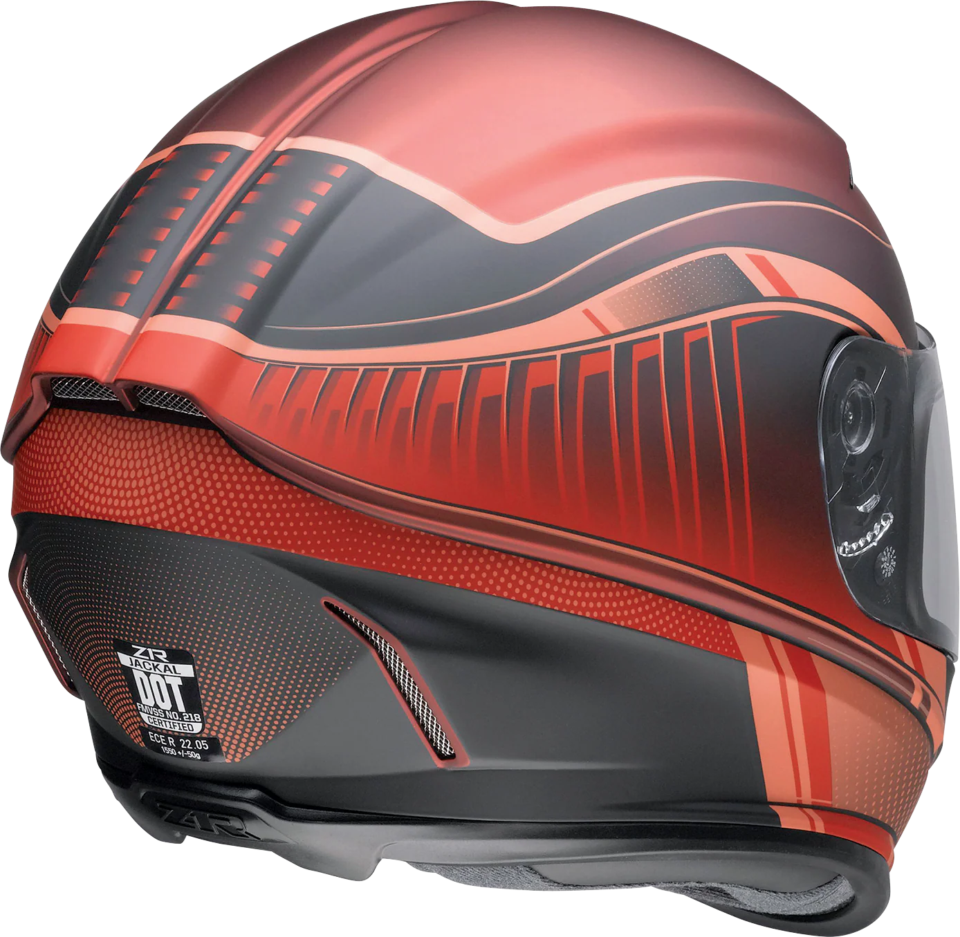 Z1R Jackal Helmet - Dark Matter - Red - XL 0101-14852 - Image 4