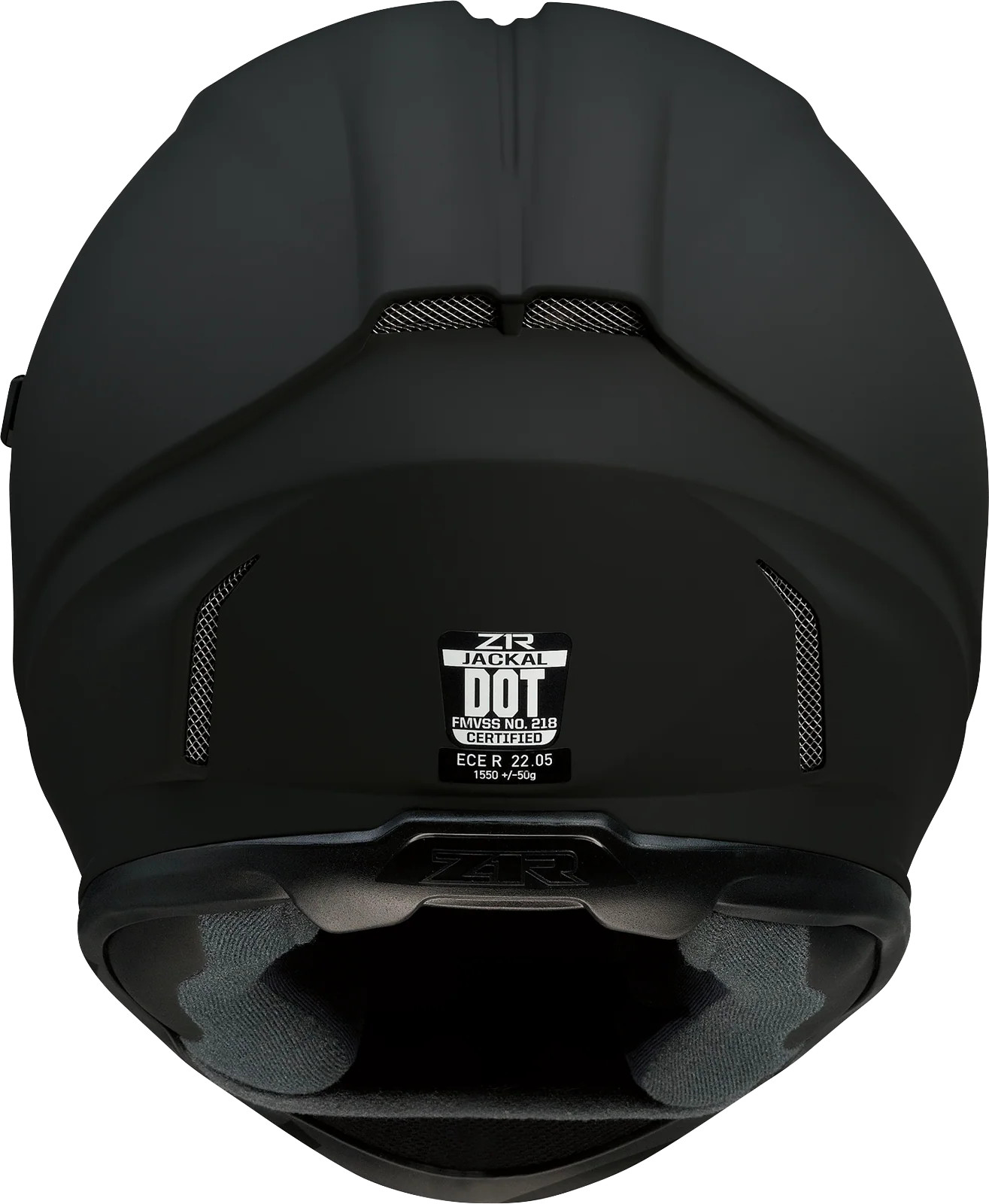 Z1R Jackal Helmet - Flat Black - Smoke - Large 0101-13995