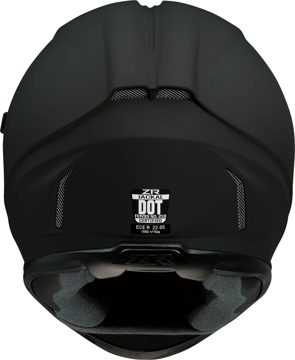 Z1R Jackal Helmet - Flat Black - Smoke - XS 0101-13992 - Image 4