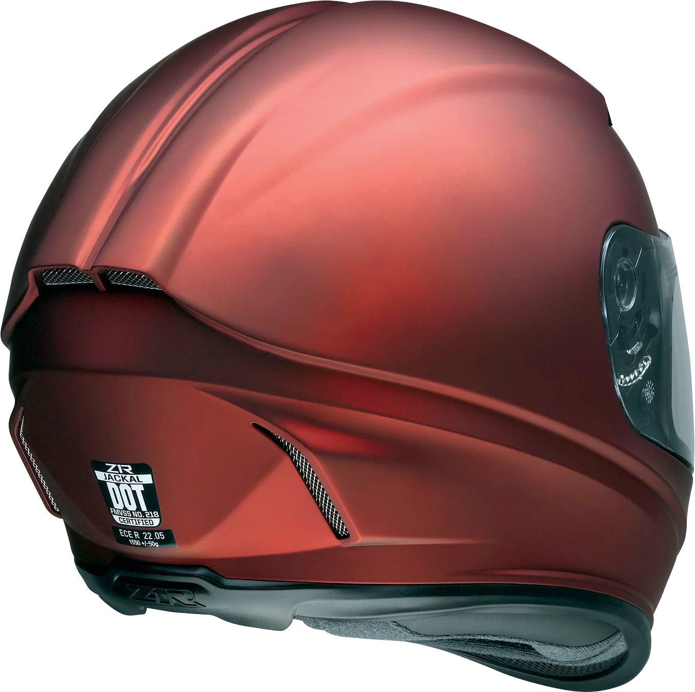 Z1R Jackal Helmet - Satin - Red - XS 0101-14821 - Image 4
