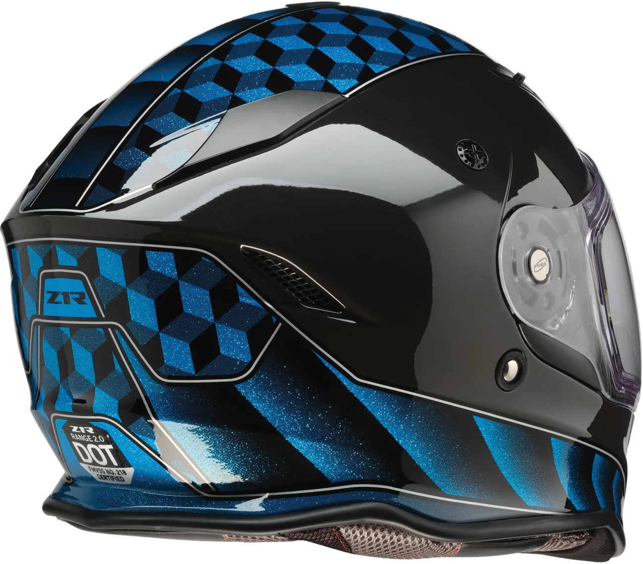 Z1R Nemesis Helmet - Thunderbird - Blue - XS 0101-17114 - Image 4