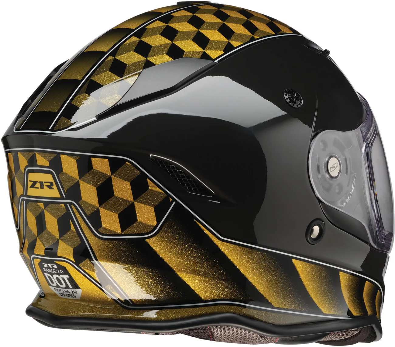 Z1R Nemesis Helmet - Thunderbird - Yellow - Medium 0101-17109 - Image 4