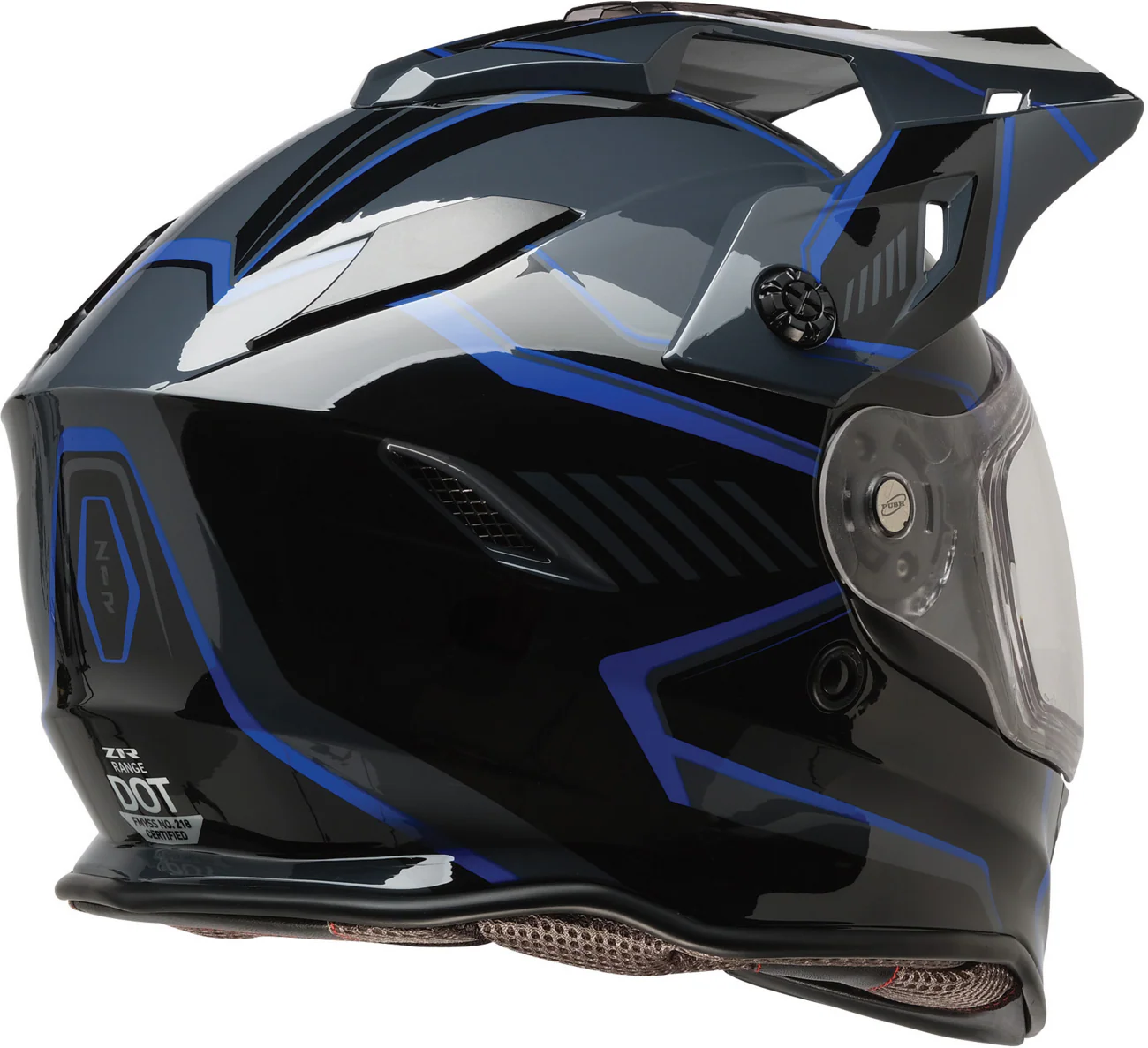 Z1R Range 2.0 Helmet - Voyager - Black/Blue - XS 0140-0362 - Image 3