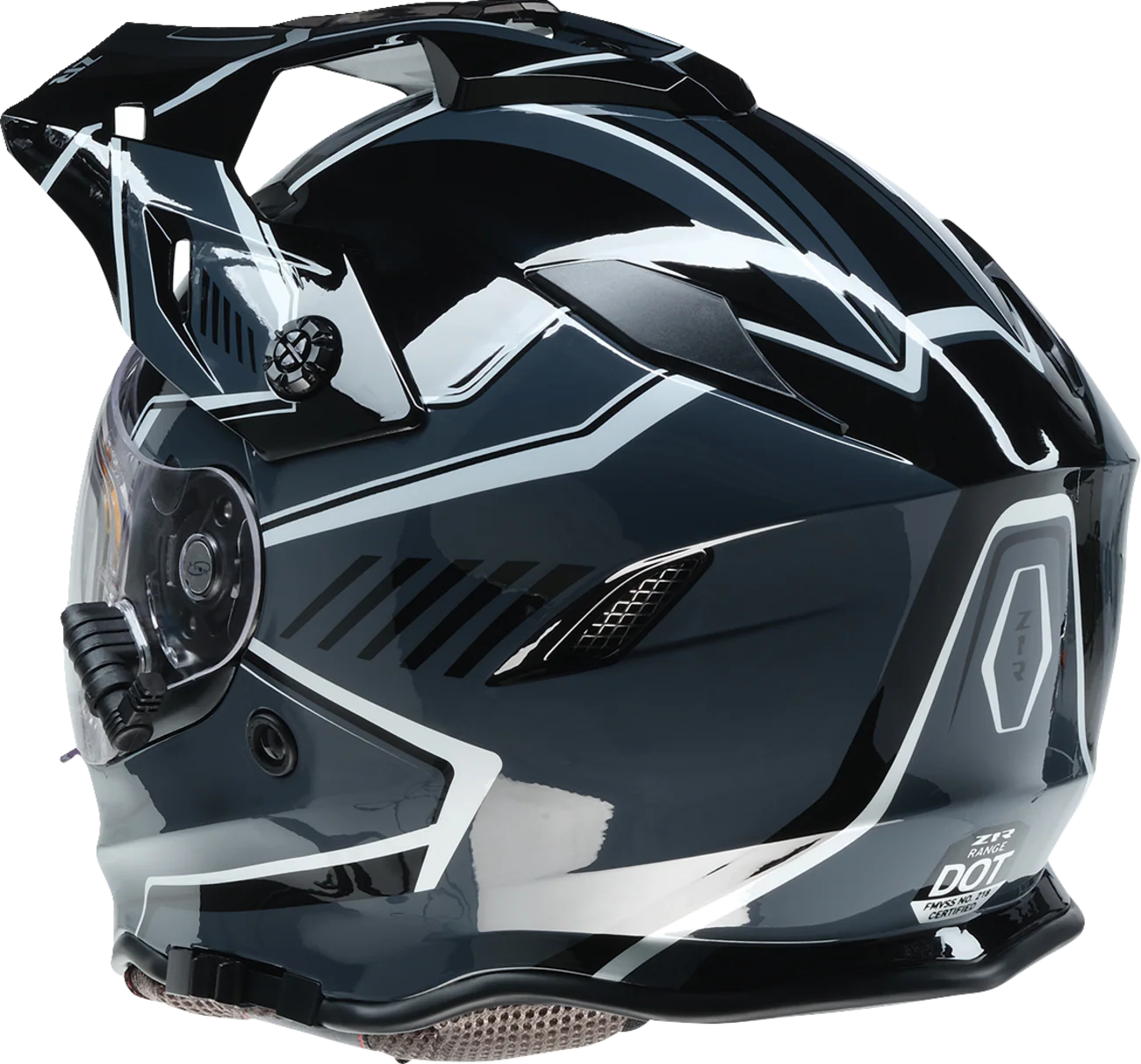 Z1R Range Snow Helmet - Rotor - Black/Gray/White - Medium - Part No. 0101-17249 - Image 5