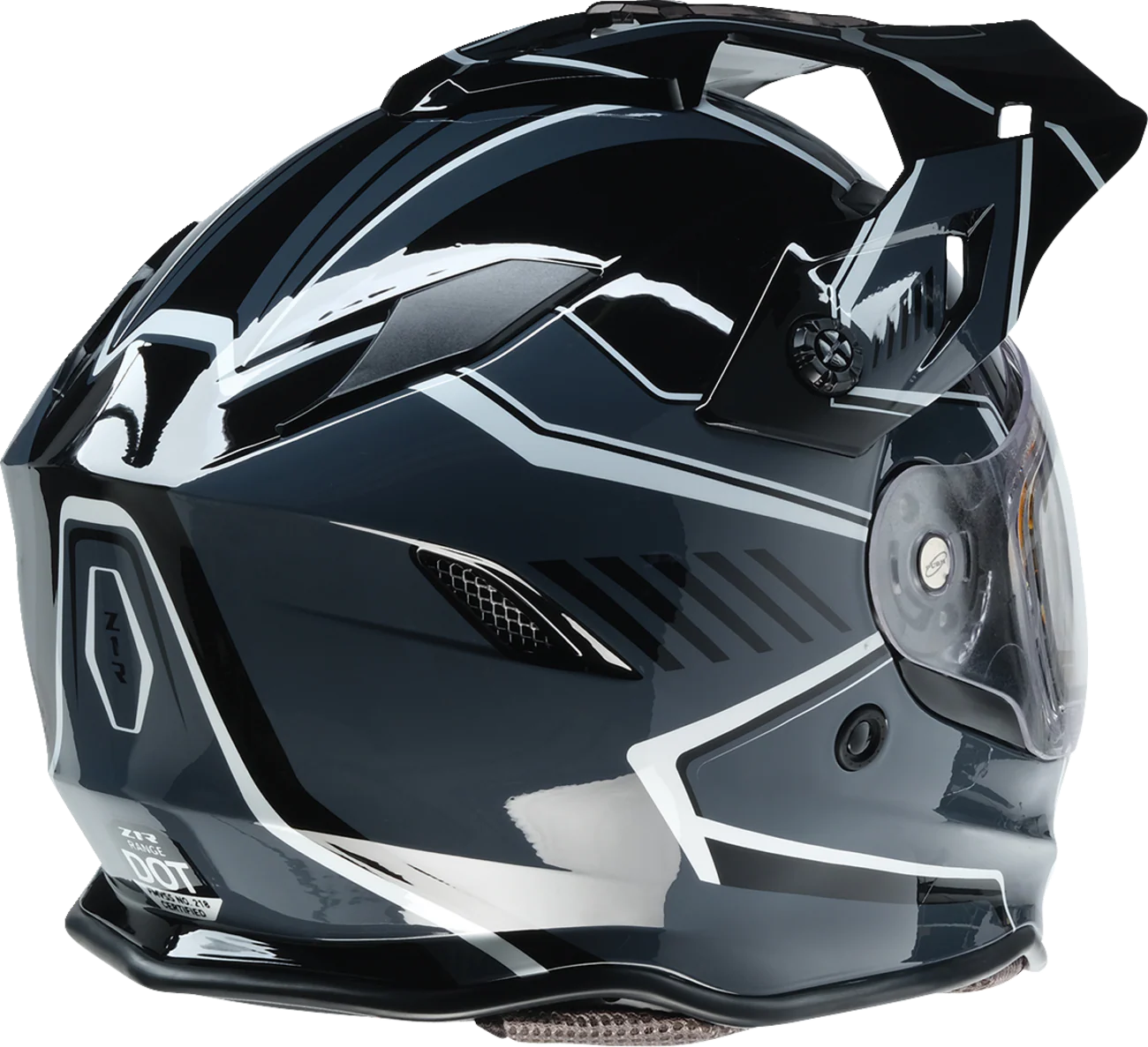 Z1R Range Snow Helmet - Rotor - Black/Gray/White - Small - 0101-17248 - Image 3