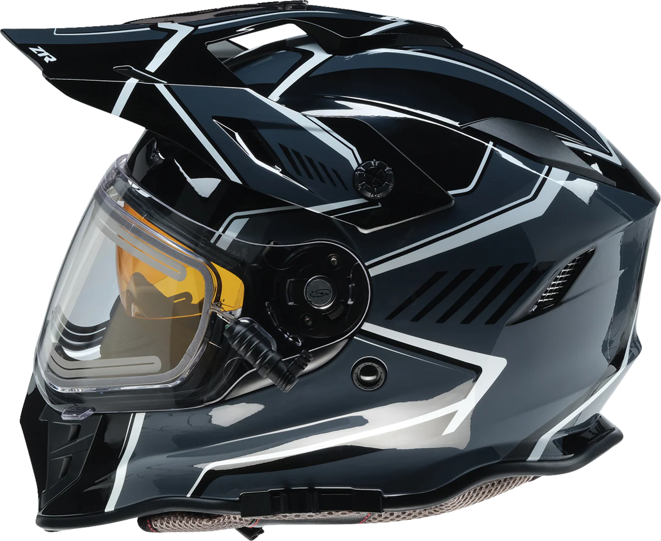Z1R Range Snow Helmet - Rotor - Black/Gray/White - XL - Part Number 0101-17251 - Image 4