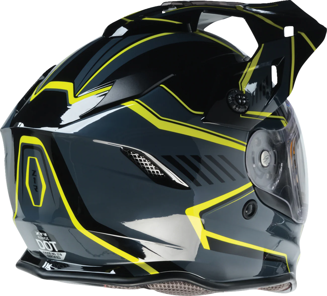 Z1R Range Snow Helmet - Rotor - Black/Hi-Viz - Medium - Part Number 0101-17243 - Image 8