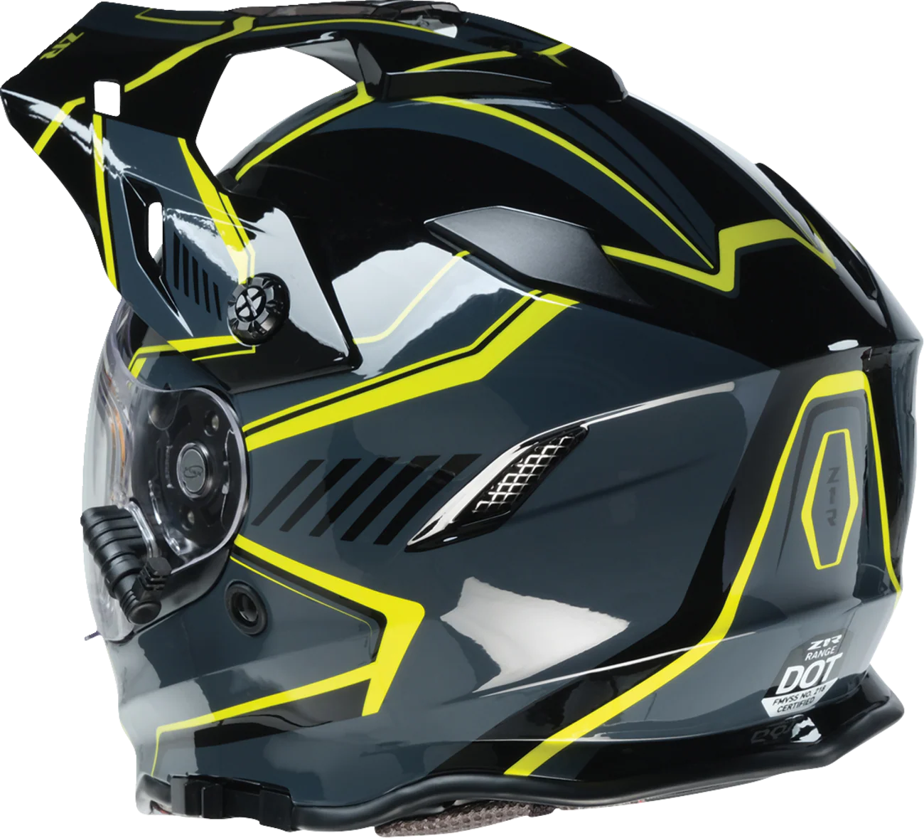 Z1R Range Snow Helmet - Rotor - Black/Hi-Viz - XS 0101-17241 - Image 7