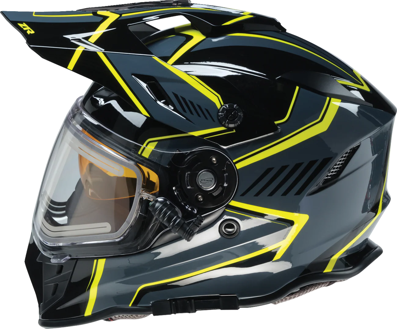 Z1R Range Snow Helmet - Rotor - Black/Hi-Viz - XS 0101-17241 - Image 8