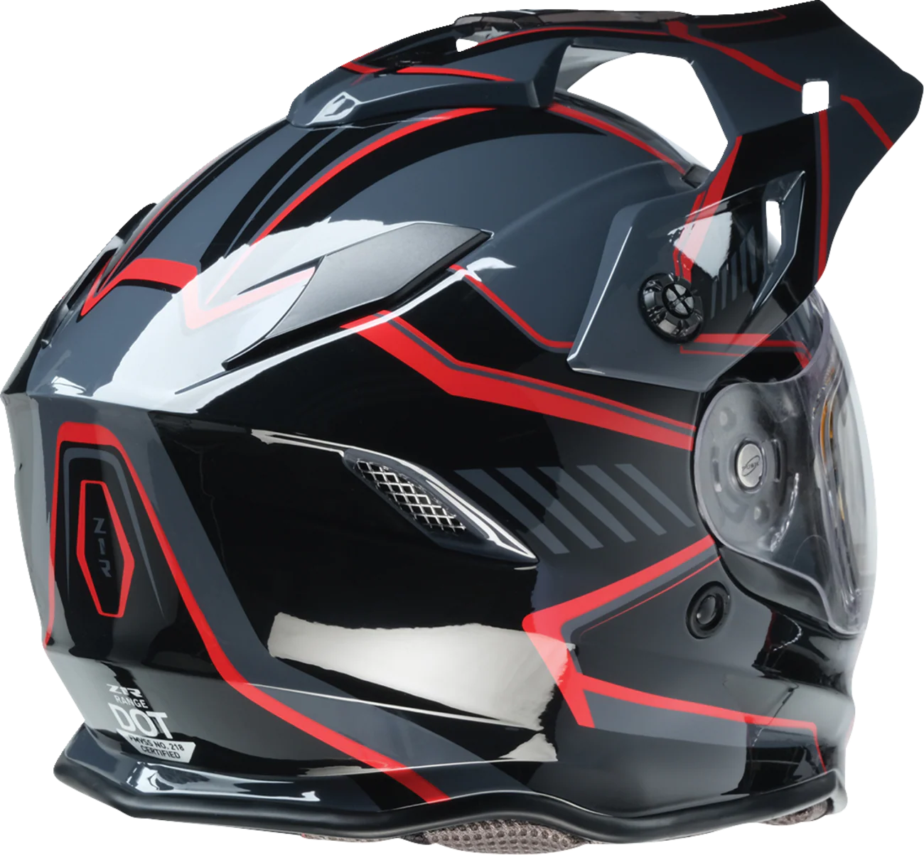 Z1R Range Snow Helmet - Rotor - Black/Red - XS - Part Number 0101-17229 - Image 5