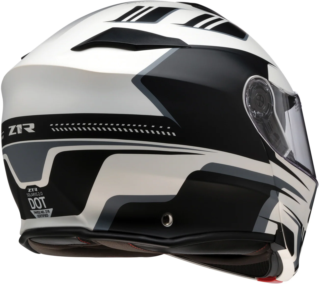 Z1R Solaris 2.0 Helmet - Slater - White - XS 0100-2433 - Image 3
