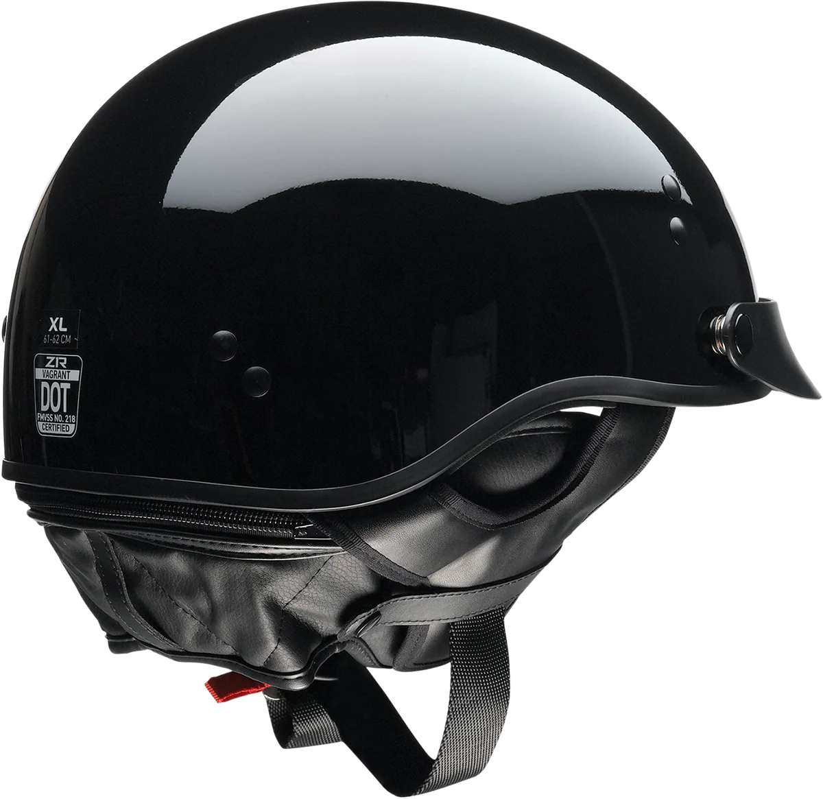 Z1R Vagrant NC Helmet - Black - Large 0103-1369 - Image 3