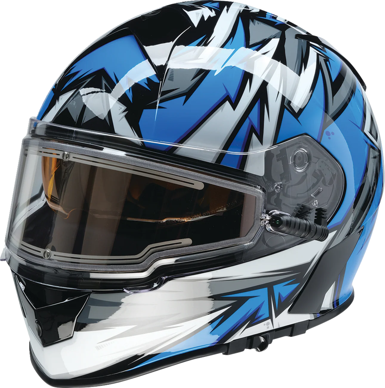 Z1R Warrant Snow Helmet - Neuron - Blue/White - Large 0101-17200