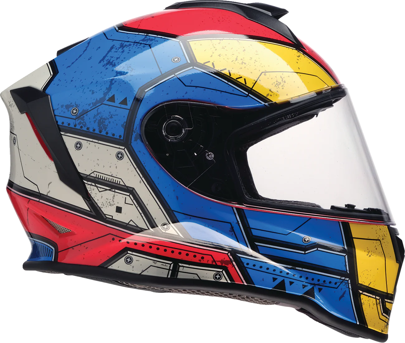 Z1R Youth Warrant Helmet - Sentinel - Blue - Small 0102-0292 - Image 3