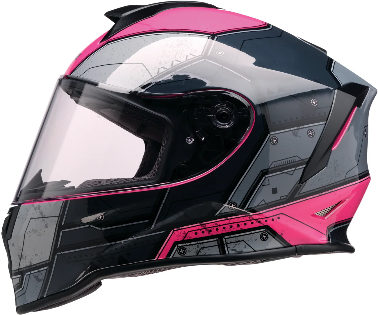 Z1R Youth Warrant Helmet - Sentinel - Pink - Medium 0102-0296