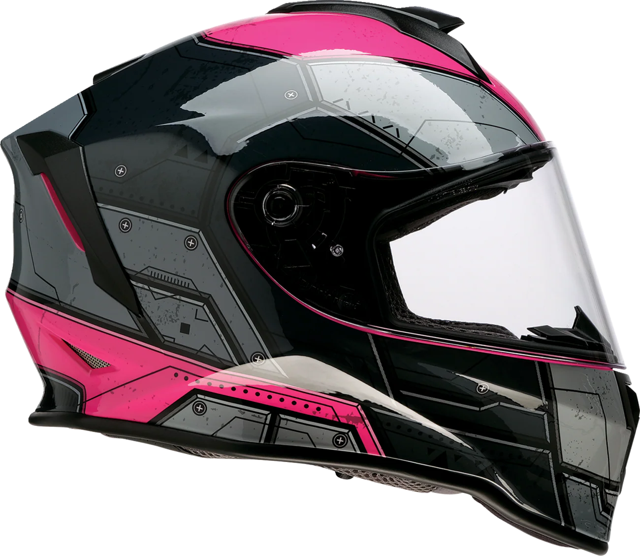 Z1R Youth Warrant Helmet - Sentinel - Pink - Medium 0102-0296 - Image 3