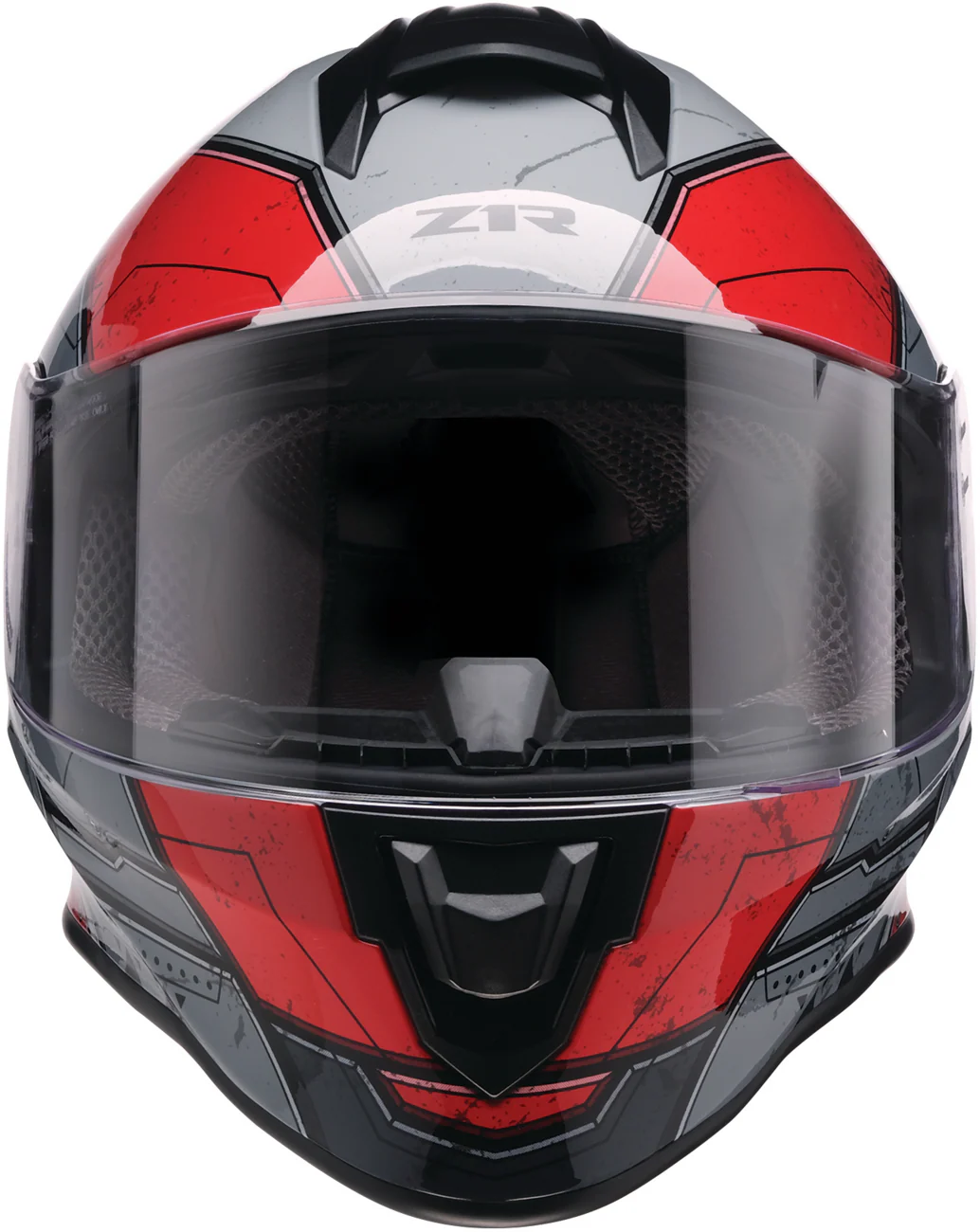 Z1R Youth Warrant Helmet - Sentinel - Red - Large 0102-0291 - Image 2