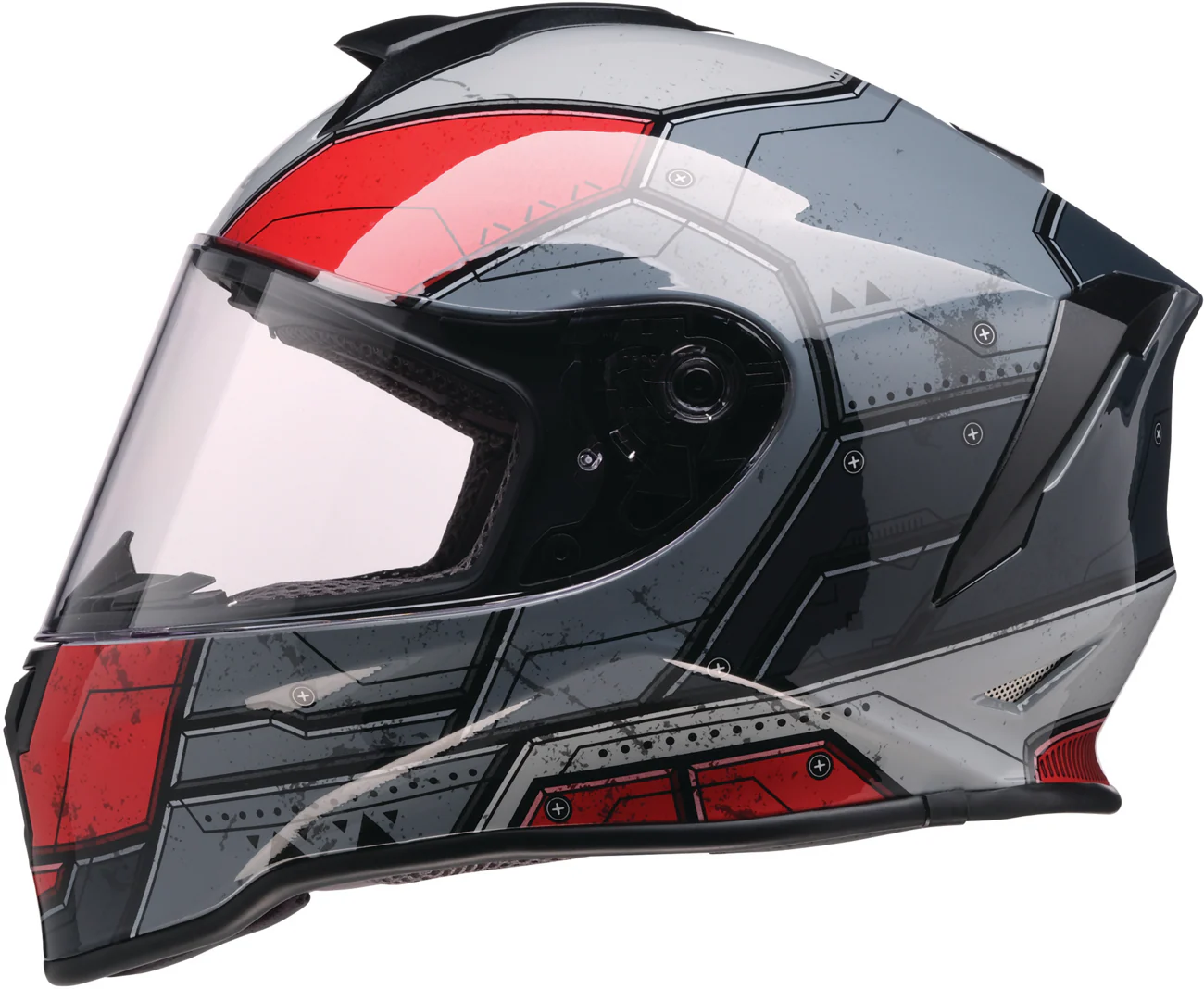 Z1R Youth Warrant Helmet - Sentinel - Red - Small 0102-0289