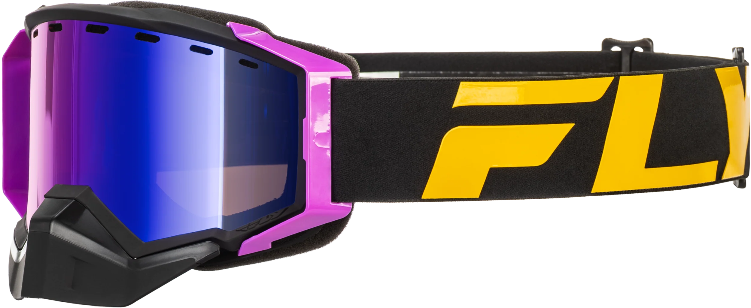Zone Elite Sn Goggle Blk/Pink W/Pur Mir/Plrzd Rose Lens