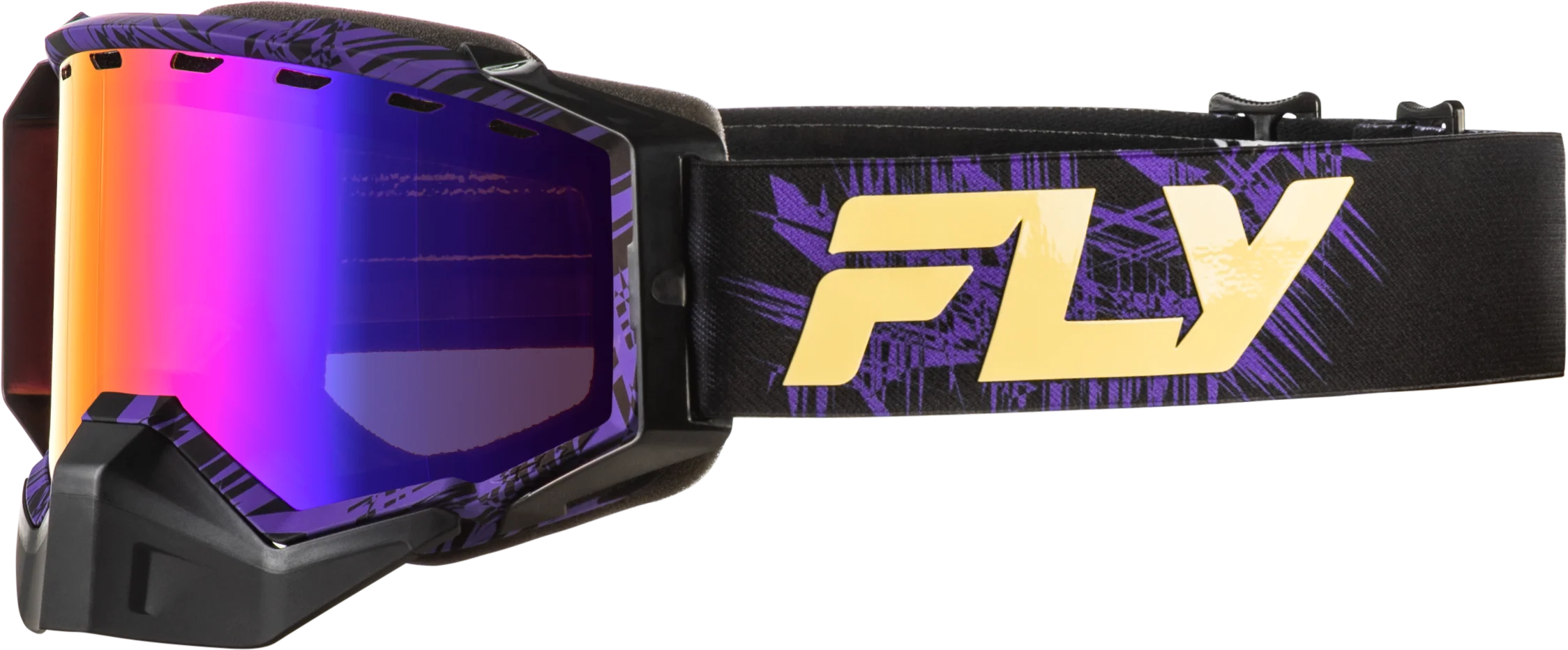 Zone Snow Goggle Pur/Tan W/Pur Mir/Amber Lens